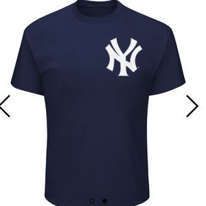 Majestic New York Yankees Navy Short Sleeve